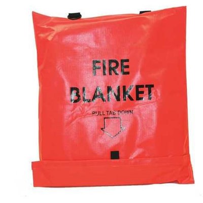 FIRST VOICE 911-83700TS Fire Blanket, Gray,84 in. L x 62 in. W