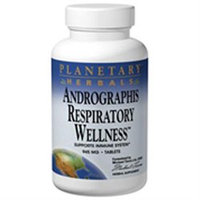 Planetary Herbals, Andrographis Respiratory Wellness 945 mg 60 Tablets