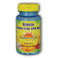 Flush Free Niacin 500mg Nature's Life 50 Tabs