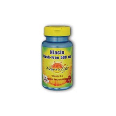Flush Free Niacin 500mg Nature's Life 50 Tabs