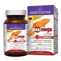 New Chapter Wholemega Cardio Fish Oil, Softgels, 60 ea