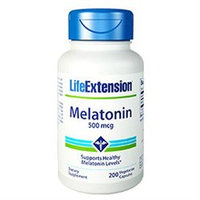 Life Extension Melatonin - 500 mcg - 200 Vegetarian Capsules