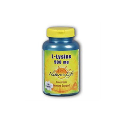 Nature's Life L-Lysine - 500 mg - 100 Capsules