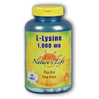 L-Lysine 1000mg - Vegetarian Nature's Life 250 Tabs