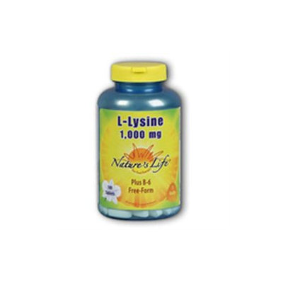 L-Lysine 1000mg - Vegetarian Nature's Life 250 Tabs