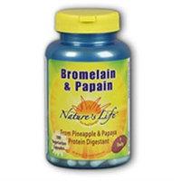 Nature's Life Bromelain and Papain - 250 Vcaps