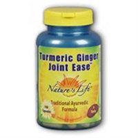 Nature's Life Ginger & Curcumin Joint Ease - 100 Capsules - Joint Support Herbs
