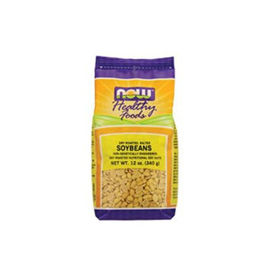Now Foods, Dry Roasted & Salted Soybeans 12 oz