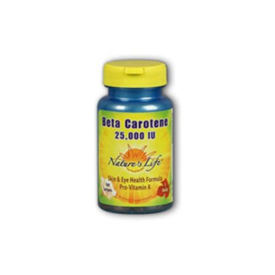Nature's Life Beta Carotene - 25000 IU - 100 Tablets