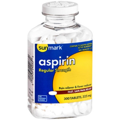 Sunmark Aspirin, 325 mg, 300 tabs by Sunmark