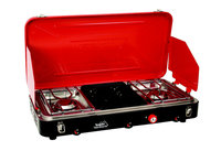 Texsport High Output Dual Burner Piezo Igniter Propane Stove/Grill