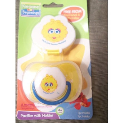 Sesame Street Sesame Beginnings - Big Bird Pacifier with Holder