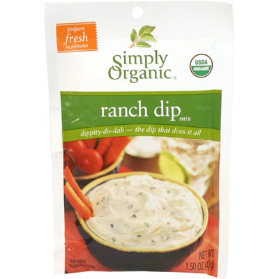 Simply Organic Certified Organic Ranch Dip Mix