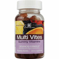 Nutrition Now Multi Vites Gummy Vitamins Fruit 70 Gummies