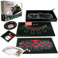 Trademark Poker 4 in 1 Casino Game Table Roulette