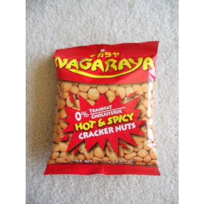 Nagaraya Snack Cracker Nuts, Hot/Spicy, 5.64-Ounce (Pack of 8)