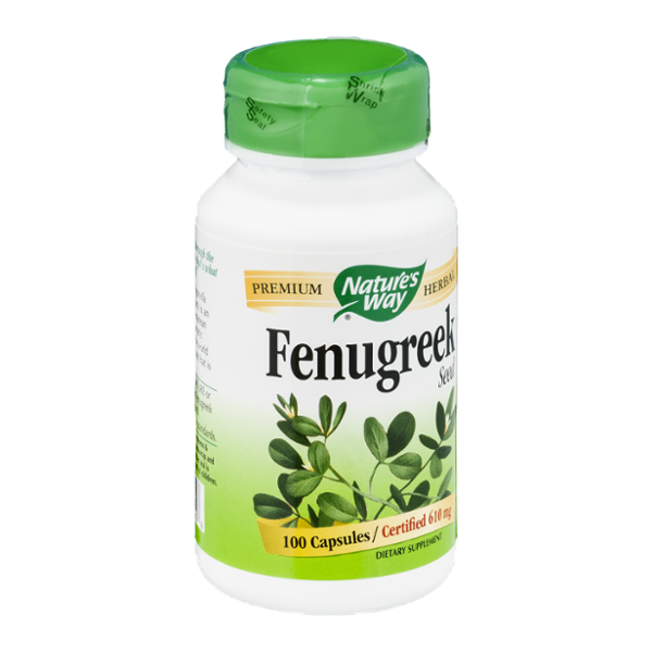 Nature's Way Fenugreek Seed 610mg Capsules - 100 CT