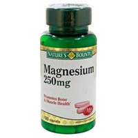 Natures Bounty Magnesium 250 mg, 100 caplets