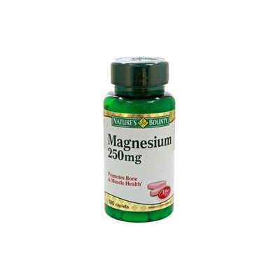 Natures Bounty Magnesium 250 mg, 100 caplets