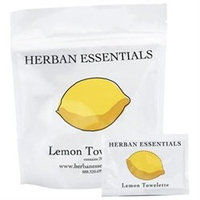 Herban Essentials Lemon Towelettes, 20 towelettes