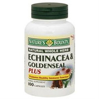 Nature's Bounty Echinacea & Goldenseal Plus, Capsules