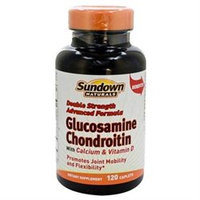 Sundown Naturals Glucosamine Chondroitin, Double Strength Advanced Formula, Capsules