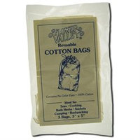 Flower Valley Press Frontier Flower Valley Reusable Cotton Tea Bag-3/Pack