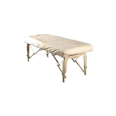 Sivan White Flannel-fitted Massage Table Cover