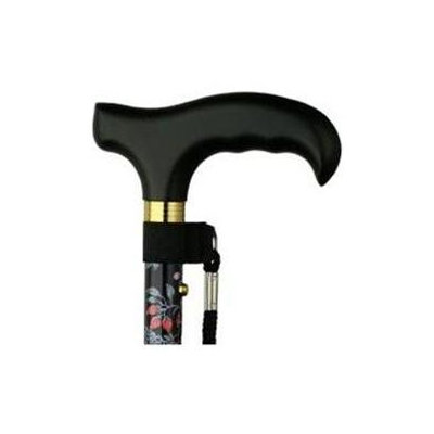 Harvy Folding Adjustable Derby Cane Blackberry Aluminum