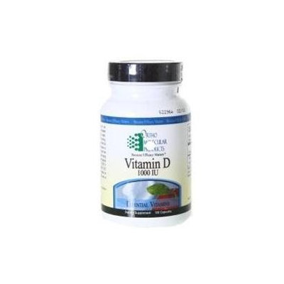 Ortho Molecular Products, Vitamin D 1000 IU 180 capsules