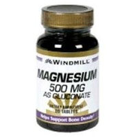 Magnesium Gluconate 500 mg, 90 Tablets, Windmill Health Products