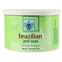 clean + easy Brazilian Pot Wax 14 oz.