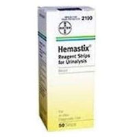 Hemastix Strips Hemastix Reagent Strips For Urinalysis, Tests For Blood In Urine - 50