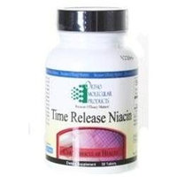 Ortho Molecular Products Time Release Niacin, 90 ea