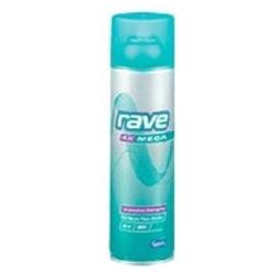 Rave Hair Spray 4X Mega Aerosol, Unscented