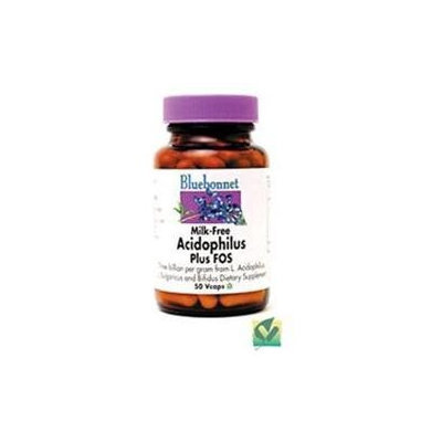 Bluebonnet Nutrition - Acidophilus Plus FOS Milk-Free Probiotic - 50 Vegetarian Capsules