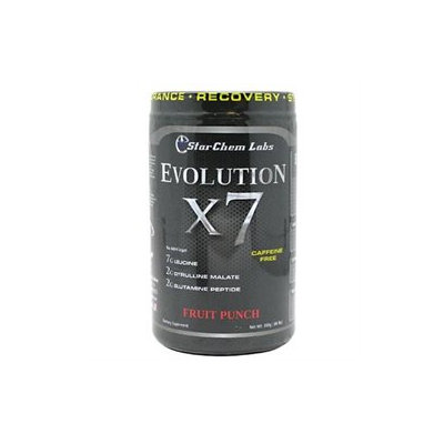 Star Chem Labs Evolution X7 Fruit Punch - 300 Grams Powder - Post Workout Formulas