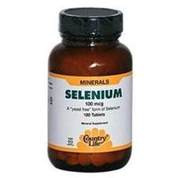Country Life Vegetarian Selenium - 100 mcg - 180 Tablets