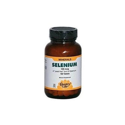 Country Life Vegetarian Selenium - 100 mcg - 180 Tablets