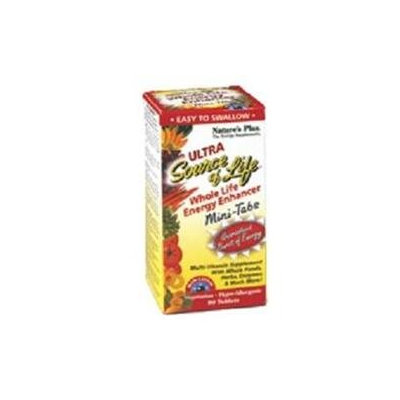 Nature's Plus Ultra Source Of Life Mini-T - 90 Tablets - Multivitamins with Iron
