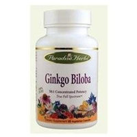 Paradise Herbs Ginkgo Biloba - 120 Vegetarian Capsules