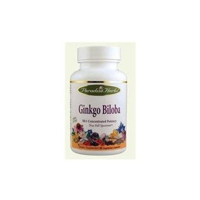 Paradise Herbs Ginkgo Biloba - 120 Vegetarian Capsules