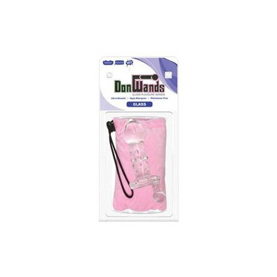 Don wands glass pleasure wand clear nubby melon crank