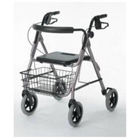 Medline G07887R Guardian Envoy 480 Rolling Walker - Rose