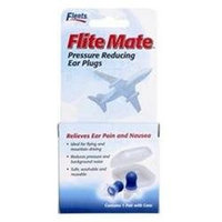 Flents Flite Mate Pressure Reducing Earplugs - 1 Pair w/ Case