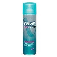 Rave 4X Mega Aerosol Hairspray, Scented, 11 oz