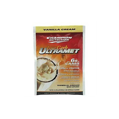 ChampionNutrition CHMPNULC0060VANIPK Ultramet Low Carb Vanilla Cream 60 ct