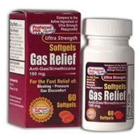 Phazyme Gas Relief Softgels 180 Mg, 60 Softgels