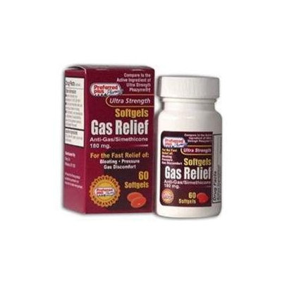 Phazyme Gas Relief Softgels 180 Mg, 60 Softgels