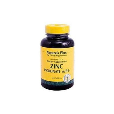 Nature's Plus Zinc Picolinate with B-6 - 120 Tablets